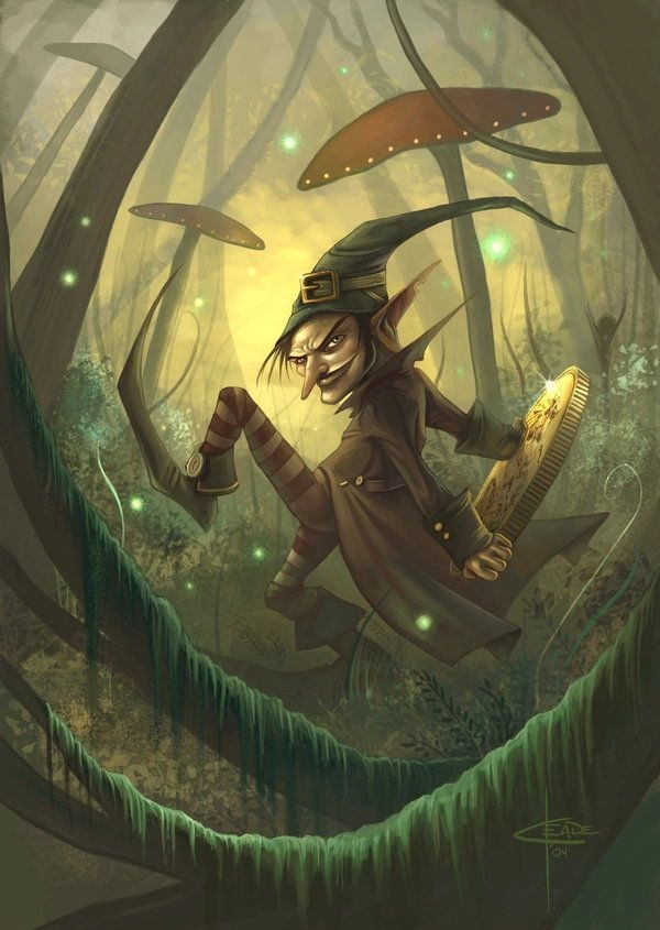 Ilustración de la baraja Hadas del Campo